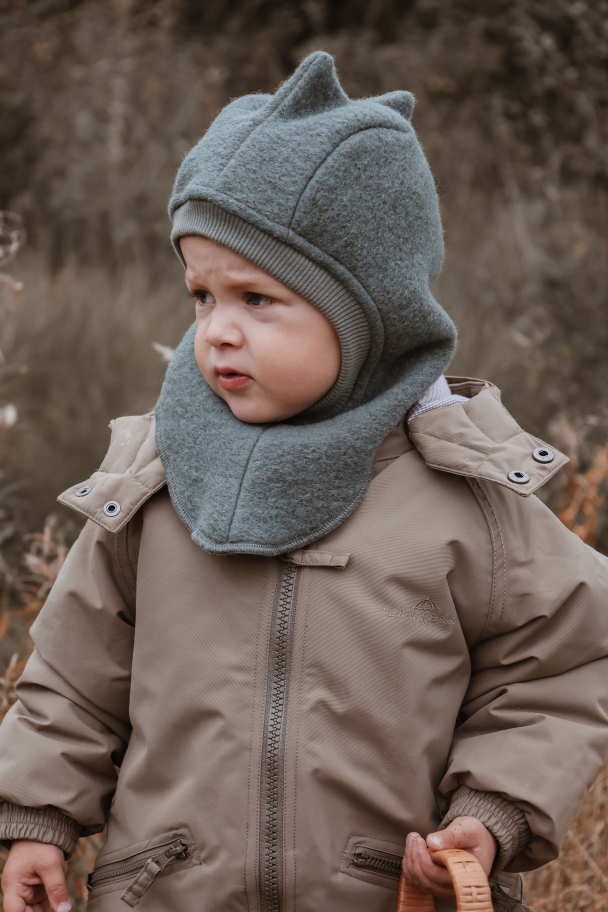 HUTTEliHUT | Dino Balaclava Wool - Agave - Image 2