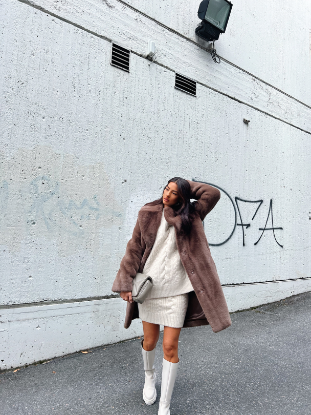 Skirt Cable Knit Pristine White  - Image 7