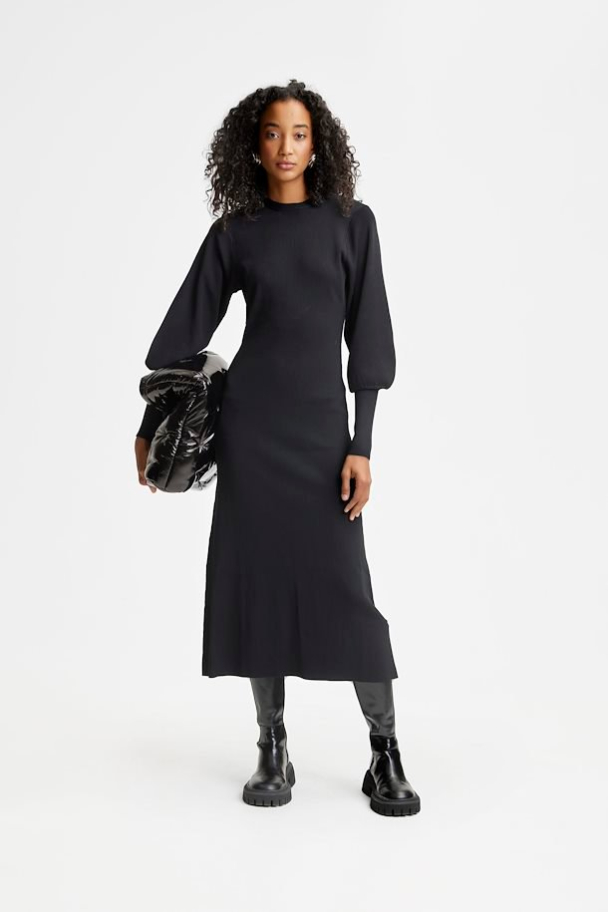 Mona Long Dress - Black - Image 2
