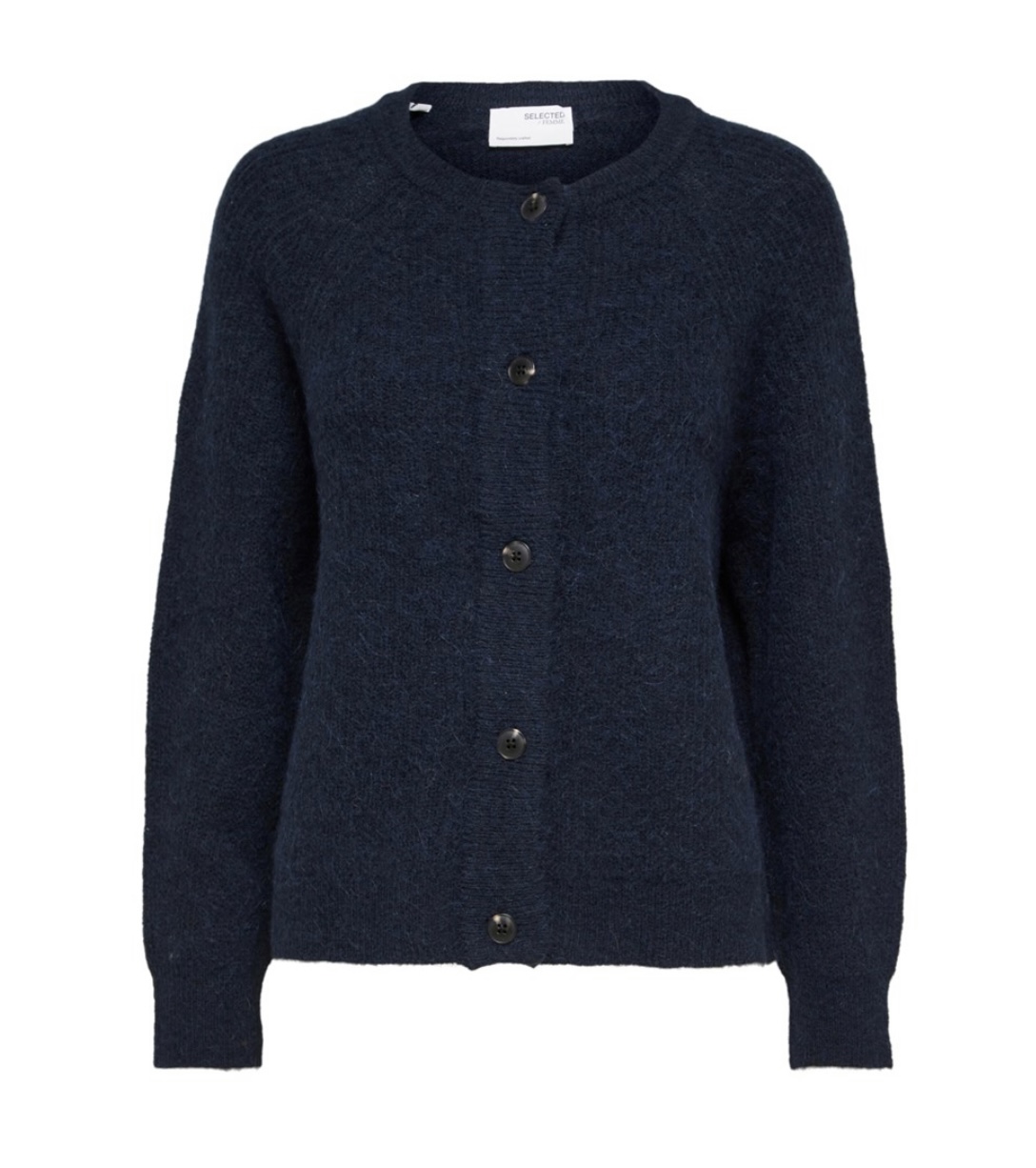 トップス JentLouis short cardigan Selected Femme LuLu Knit Short Cardigan – Sandelins