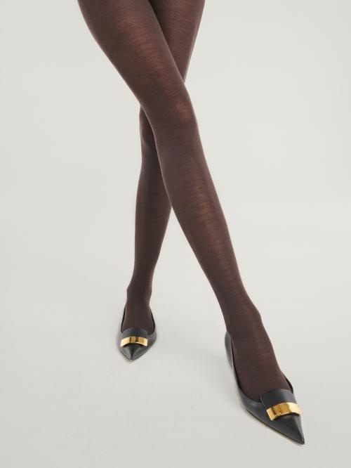 Merino Tights, soft cacao