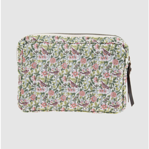 POUCH SMALL STRAWBERRY TREE GREEN
