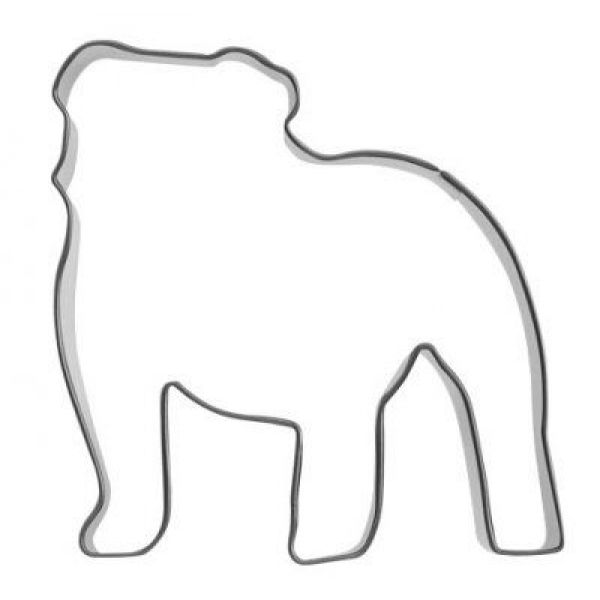  Utstikker hund ENGELSK BULLDOG 7,5 cm