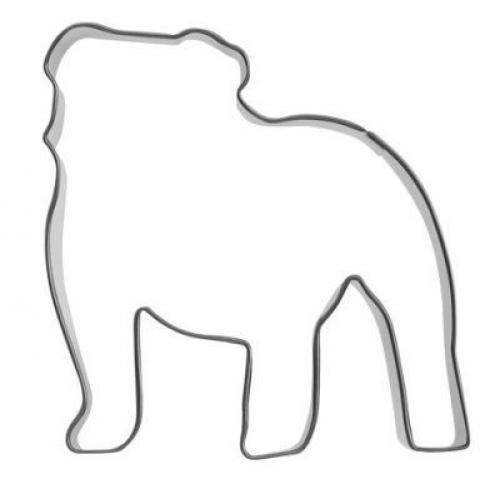  Utstikker hund ENGELSK BULLDOG 7,5 cm