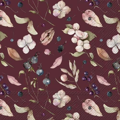 Lunsj servietter - Aurelia Bordeaux.