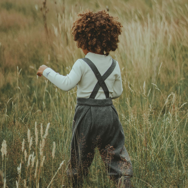 Lourence Trousers - Dark Grey Melange - Image 2