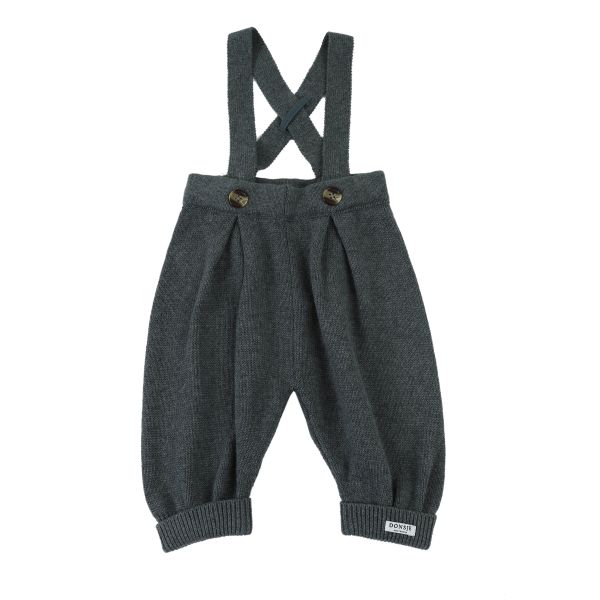 Donsje | Lourence Trousers - Dark Grey Melange