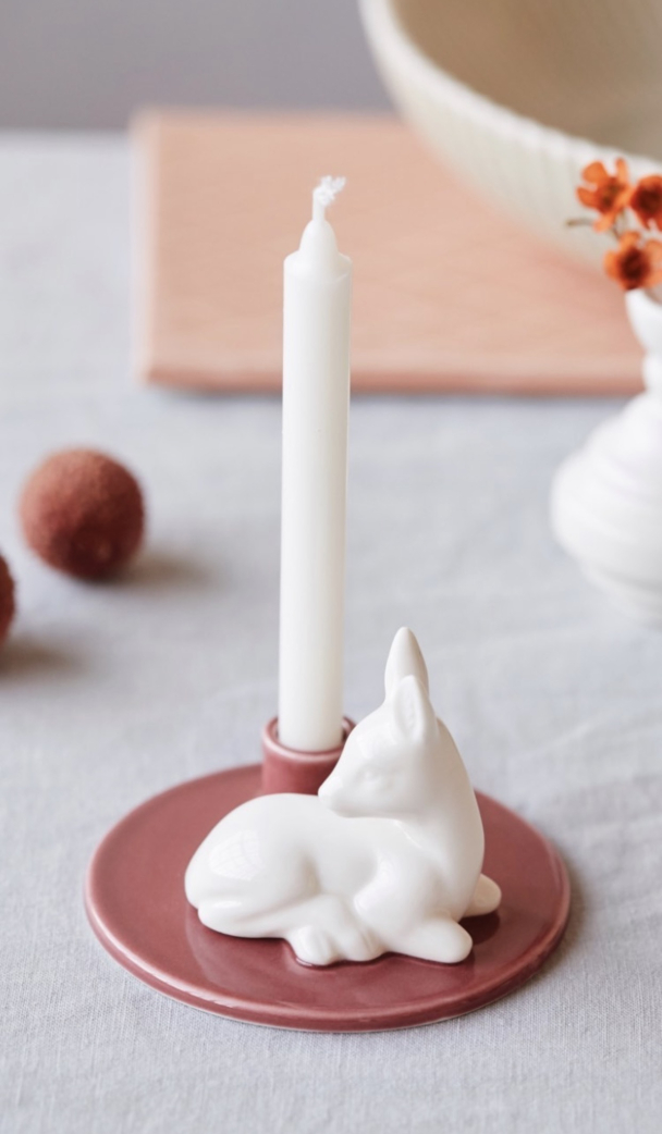 Dådyr lysestake fra Dottir