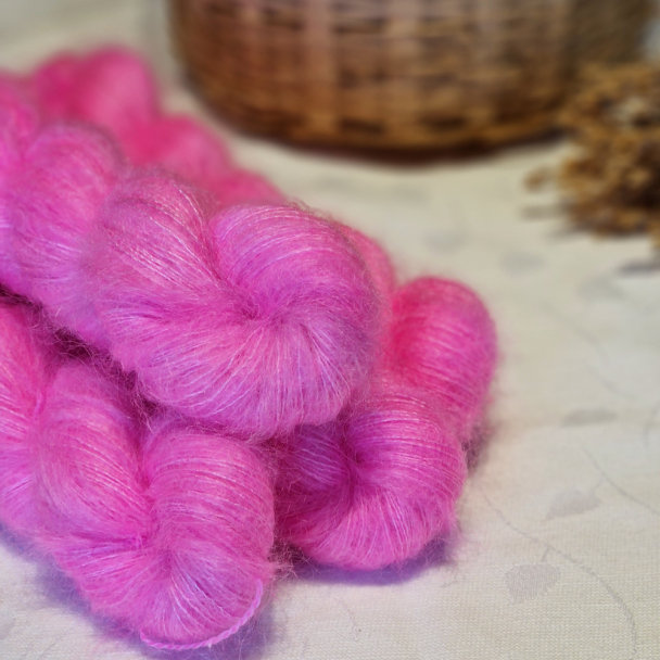 H/S Silk Mohair  - Pink Cadillac