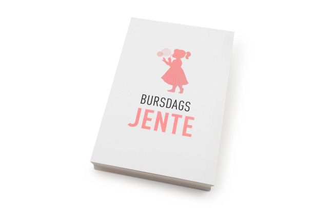 Papirkort | Bursdagsjente