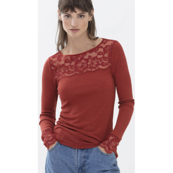 'Amazing' long sleeve, red pepper