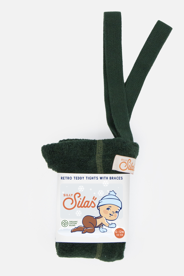 Tights Footed - Dark Forest Green - Image 1