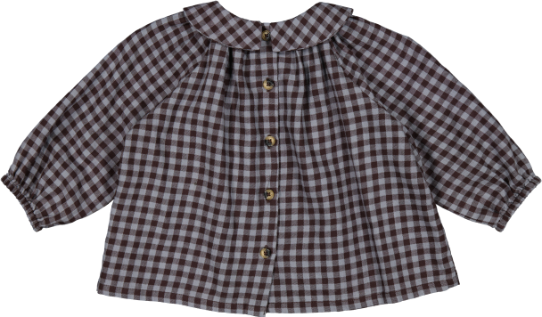 MARMAR - BLUSE TULLY ESPRESSO CHECK - Image 2