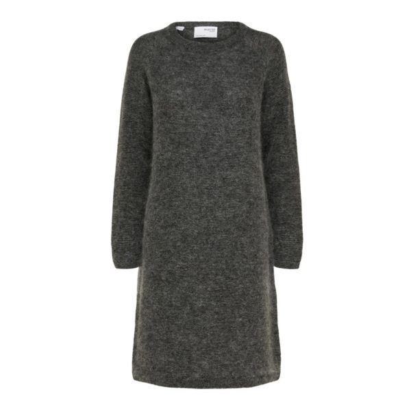 Ivi Knit Dress - Grey Melange 