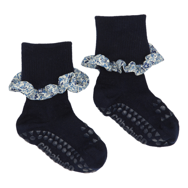 Non-Slip Socks Bamboo/Liberty - Image 1