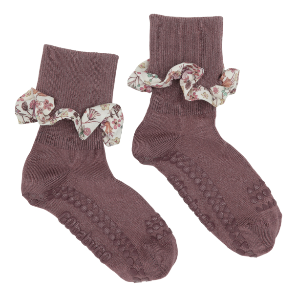 Non-Slip Socks Bamboo/Liberty - Image 1