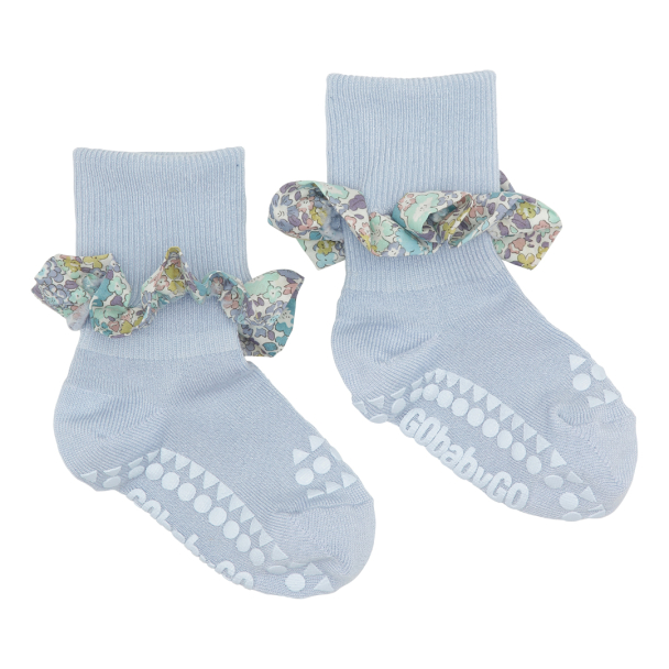 Non-Slip Socks Bamboo/Liberty - Image 1