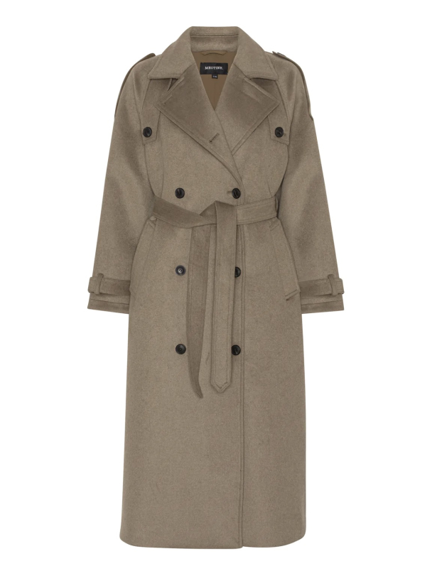 Bea Wool Coat - Brown  - Image 3