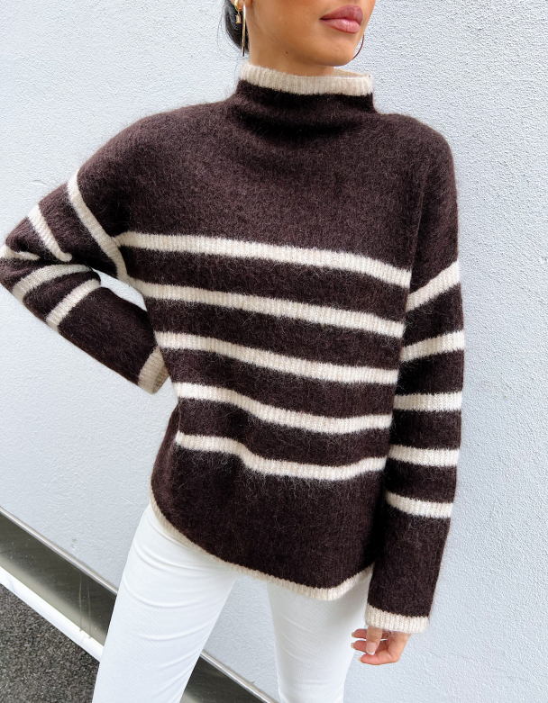 Ovalis Knit T-Neck - Delicioso - Image 1