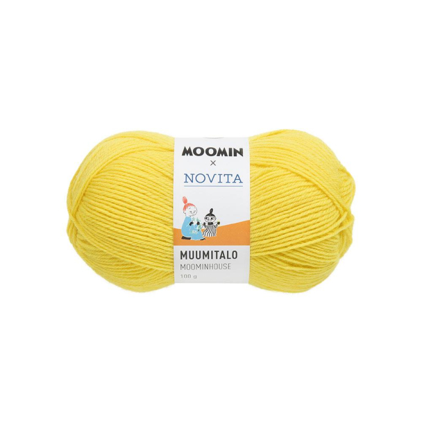 Mummigarn Muumitalo 229 Gul Miffle  - Novita