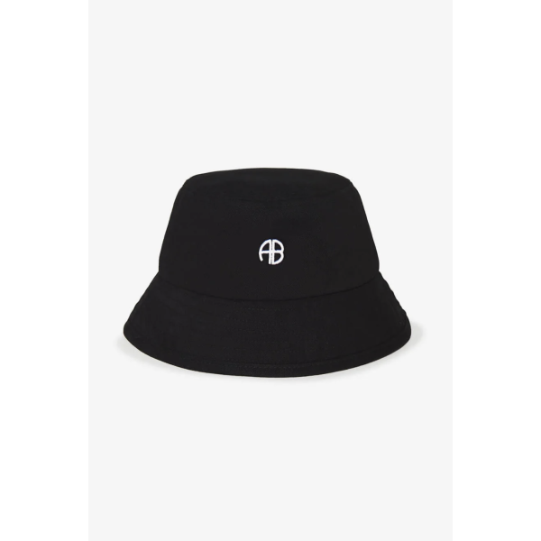 CAMI BUCKET HAT MONOGRAM BLACK