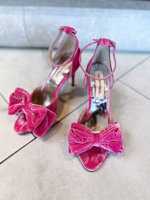 Marita Velvet - Fuchsia Pink  - Image 1