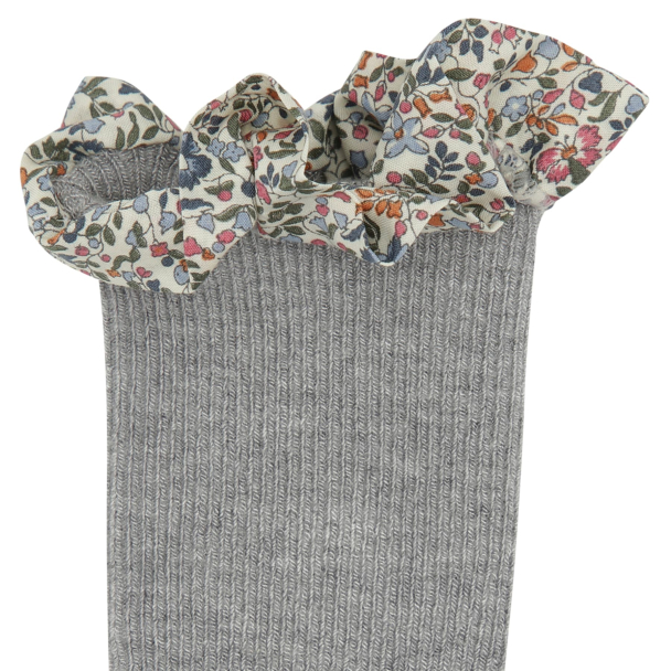 Non-Slip Socks Bamboo/Liberty - Image 3