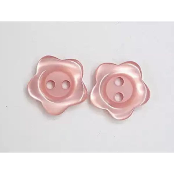 Blomst rosa  - 15mm