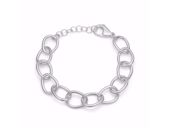 Sølv armbånd - 1cm