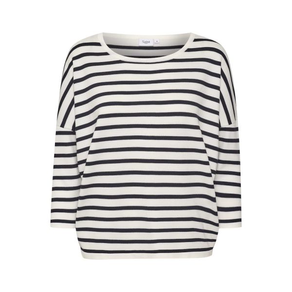 MikaSZ Striped Pullover Ice