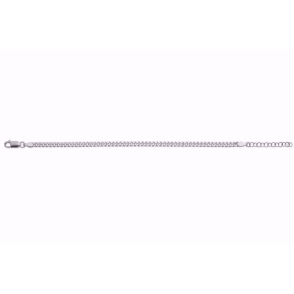 SEVILLE - Sølv armbånd Panser (3mm)
