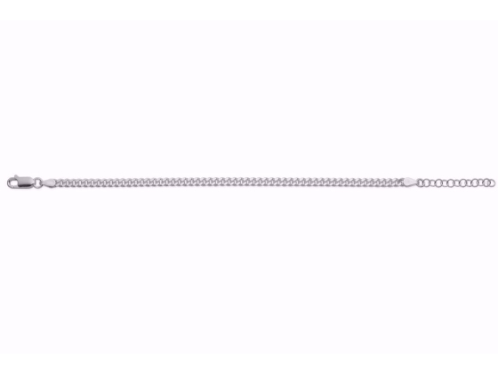 SEVILLE - Sølv armbånd Panser (3mm)