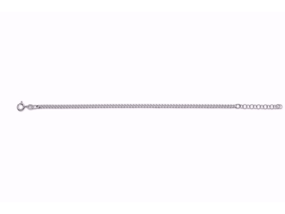 SEVILLE - Sølv armbånd Panser (2mm)