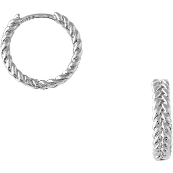 ORELIA Chain Huggie Hoop