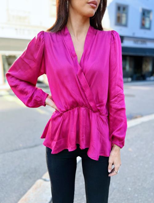 Lisa Blouse - Magenta 