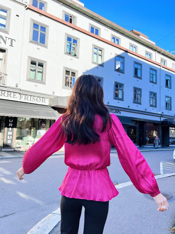 Lisa Blouse - Magenta  - Image 9