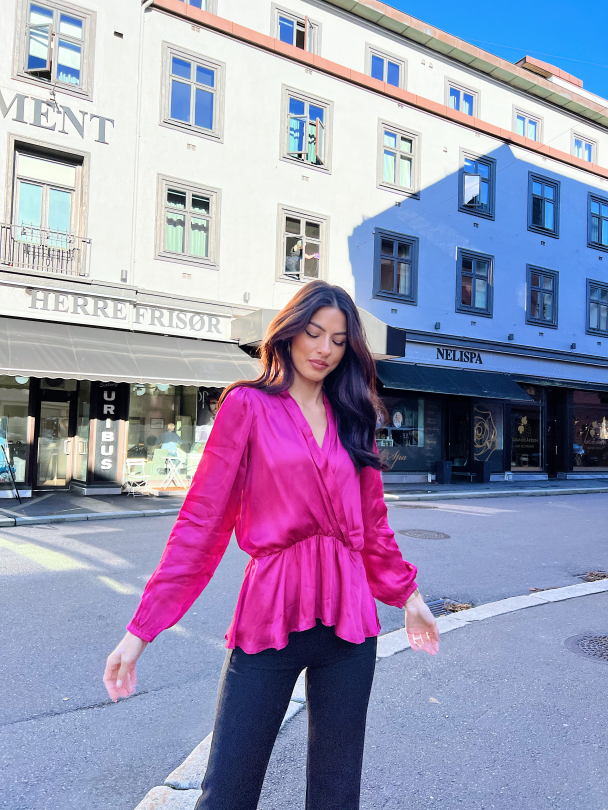 Lisa Blouse - Magenta  - Image 10