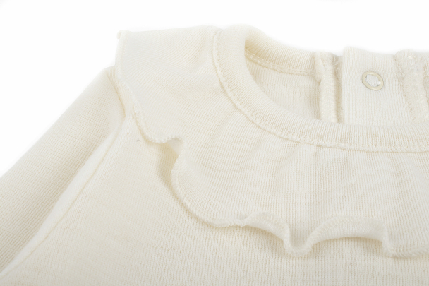 Ullbody Rysjekrage - Hvit - Image 3