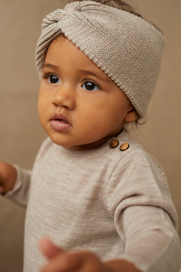 LILLELAM - ROMPERKJOLE BABY NATUR LYS BEIGE - Image 5