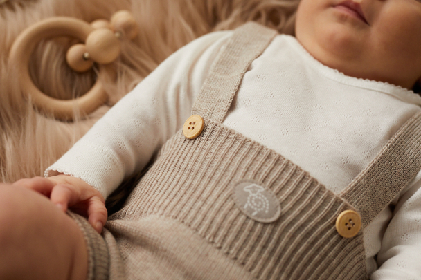 LILLELAM - ROMPER BABY NATUR LYS BEIGE - Image 4