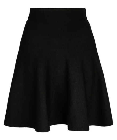 Triny Merino Skirt Black