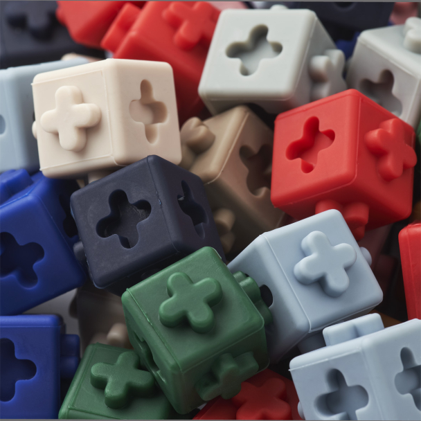 Links Byggeklosser 50-pk - Eden Multi Mix - Image 2