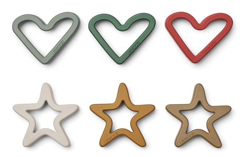 Liewood | Svend Kakeformer 6-pk  Holiday Multi Mix