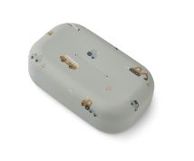 Liewood | Oline Wet Wipes Cover - Vehicles/Dove Blue Mix