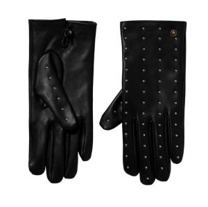 Leather Gloves with Studs