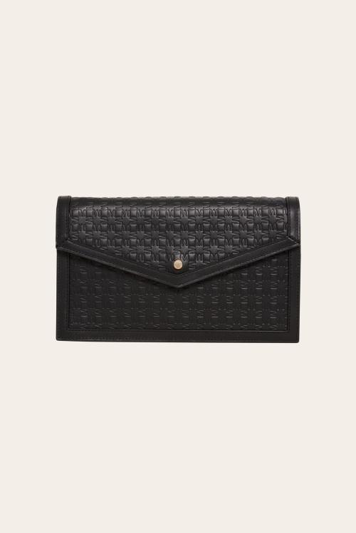 BY MALINA Leather Envelope Bag