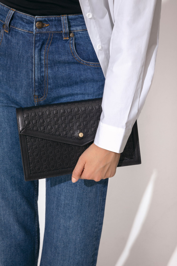 BY MALINA Leather Envelope Bag - Image 2
