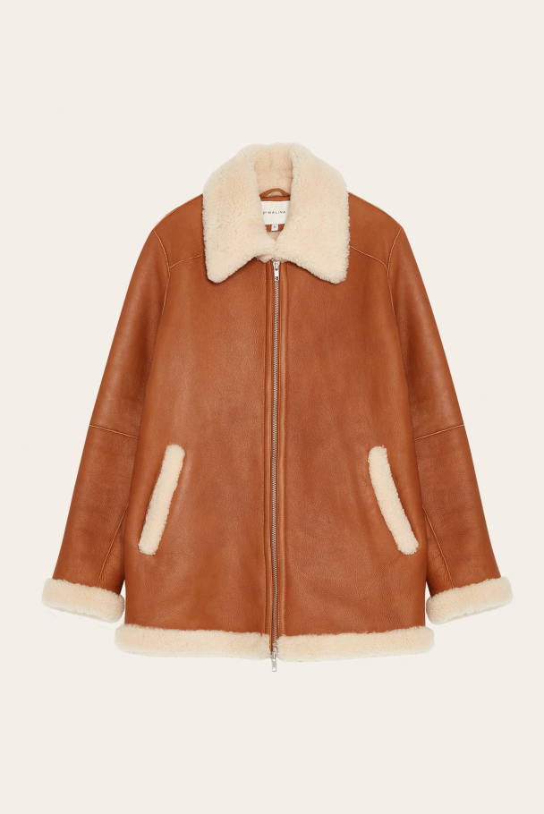 BY MALINA Noa Shearling Jacket - Image 2