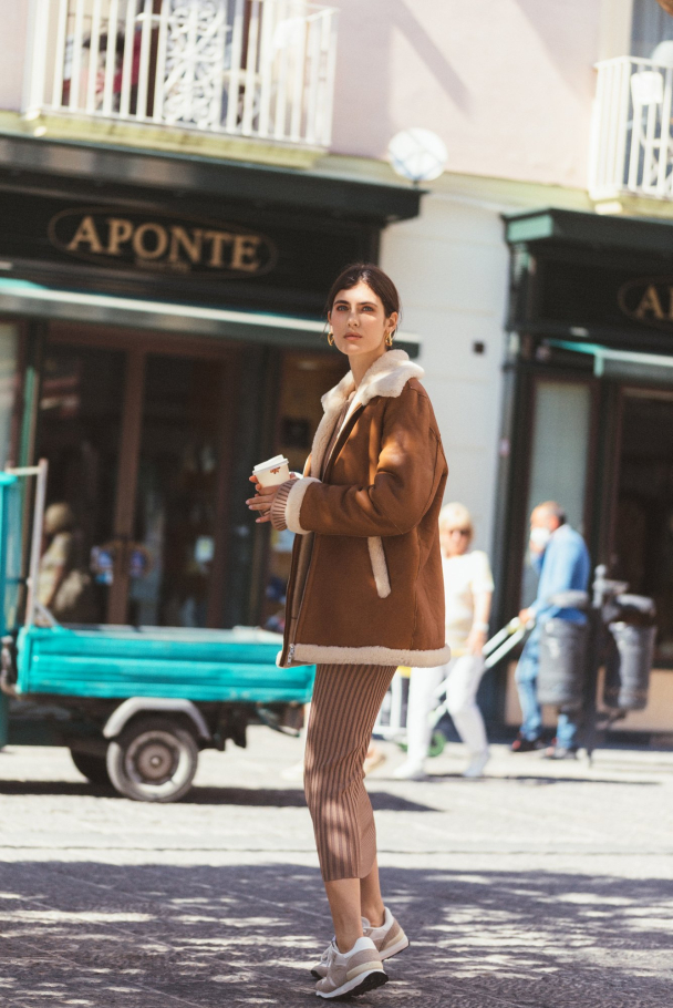 BY MALINA Noa Shearling Jacket - Image 3