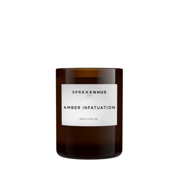 AMBER INFATUATION FRAGRANCED CANDLE